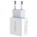 iPhone 15 Pro/15 Pro Max/16 Pro/16 Pro Max 20W lader / billader m.kabel 2m - hvit