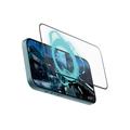 iPhone 15/16 PanzerGlass Gaming Ultra-Wide Fit EasyAligner Skjermbeskyttere Panzerglass - 9H - svart kant