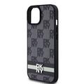 iPhone 15 DKNY Checkered Pattern and Stripe Deksel