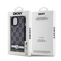 iPhone 15 DKNY Checkered Pattern and Stripe Deksel