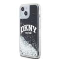 iPhone 15 DKNY Liquid Glitter Arch Logo Deksel