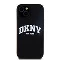 iPhone 15 DKNY Liquid Silicone Arch Logo Case - MagSafe-kompatibel - Svart