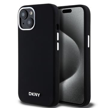 iPhone 15 DKNY Liquid Silicone Metal Logo Deksel - Magsafe-kompatibel