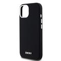 iPhone 15 DKNY Liquid Silicone Metal Logo Deksel - Magsafe-kompatibel