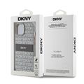 iPhone 15 DKNY Repeat Pattern Tonal Stripe Deksel