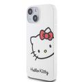 iPhone 15 Hello Kitty IML Kitty Hode-deksel - Hvit