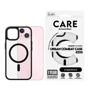 iPhone 15 PanzerGlass Care Urban Combat-deksel - MagSafe-kompatibel