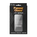 iPhone 15 PanzerGlass Ceramic Protection Ultra-Wide Fit EasyAligner skjermbeskytter - 9H - svart kant