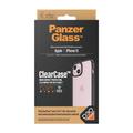 iPhone 15 PanzerGlass ClearCase D3O Bio Deksel - svart/klar