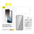 iPhone 15 Plus Baseus Diamond Series Skjermbeskytter i Herdet Glass - Privacy