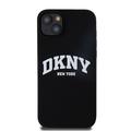 iPhone 15 Plus DKNY Liquid Silicone Arch Logo Case - MagSafe-kompatibel - Svart