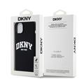 iPhone 15 Plus DKNY Liquid Silicone Arch Logo Case - MagSafe-kompatibel - Svart