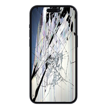 iPhone 15 Plus Reparasjon av LCD-Display og Glass - Svart - Originalkvalitet