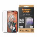 iPhone 15 Plus PanzerGlass Ultra-Wide Fit EasyAligner Skjermbeskytter - Svart Kant