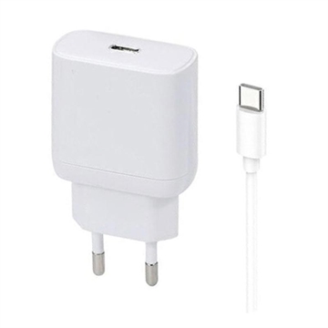 iPhone 15 Pro/15 Pro Max/16 Pro/16 Pro Max Beline PD 3.0 USB-C GaN-lader - 30 W - hvit