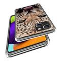 iPhone 15 Plus Stilig Ultra-Slim TPU-deksel - Leopard