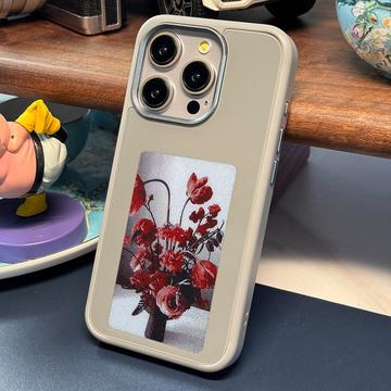 iPhone 15 Pro DIY E-InkCase NFC-deksel - grå