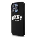 iPhone 15 Pro DKNY Liquid Silicone Arch Logo Case - MagSafe-kompatibel - Svart