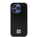 iPhone 15 Pro DKNY Repeat Pattern Stack Logo Deksel - MagSafe-kompatibel