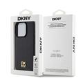 iPhone 15 Pro DKNY Repeat Pattern Stack Logo Deksel - MagSafe-kompatibel