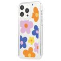 iPhone 15 Pro Fashion TPU-deksel - fargerike blomster