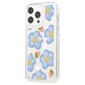 iPhone 15 Pro Fashion TPU-deksel - Blomster / jordbær