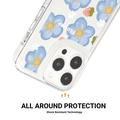 iPhone 15 Pro Fashion TPU-deksel - Blomster / jordbær