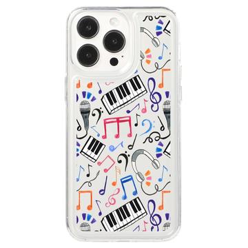 iPhone 15 Pro Fashion TPU-deksel - musikalske noter