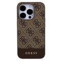 iPhone 15 Pro Guess 4G Stripe-etui - kompatibel med MagSafe