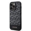 iPhone 15 Pro Guess G Cube Mag-deksel - Svart