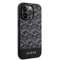 iPhone 15 Pro Guess G Cube Mag-deksel - Svart