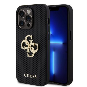 iPhone 15 Pro Guess Perforert 4G glitterlogo Deksel