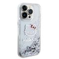 iPhone 15 Pro Hello Kitty Liquid Glitter Charms-deksel - Gjennomsiktig