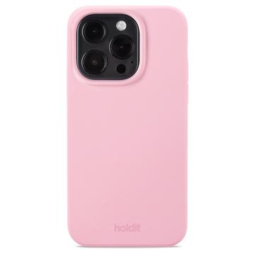 iPhone 15 Pro Holdit Silikondeksel - rosa