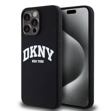 iPhone 15 Pro Max DKNY Liquid Silicone Arch Logo Case - MagSafe-kompatibel - Svart