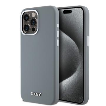 iPhone 15 Pro Max DKNY Liquid Silicone Metal Logo Deksel - Magsafe-kompatibel