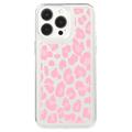 iPhone 15 Pro Max Fashion TPU-deksel - Rosa leopard