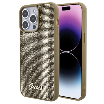 iPhone 15 Pro Max Guess Disco Metal Script Logo Deksel