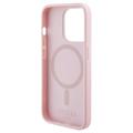 iPhone 15 Pro Max Guess G Cube Mag-deksel - Rosa