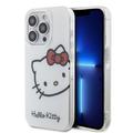 iPhone 15 Pro Max Hello Kitty IML Kitty Hode-deksel - Hvit