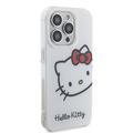 iPhone 15 Pro Max Hello Kitty IML Kitty Hode-deksel - Hvit