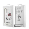 iPhone 15 Pro Max Hello Kitty IML Kitty Hode-deksel - Hvit