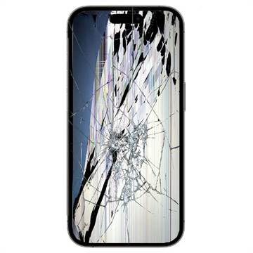 iPhone 15 Pro Max Reparasjon av LCD-Display og Glass - Svart - Originalkvalitet