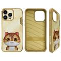 iPhone 15 Pro Max Nimmy Friends Big Eyed Pet 2.0 Katte-deksel - Khaki