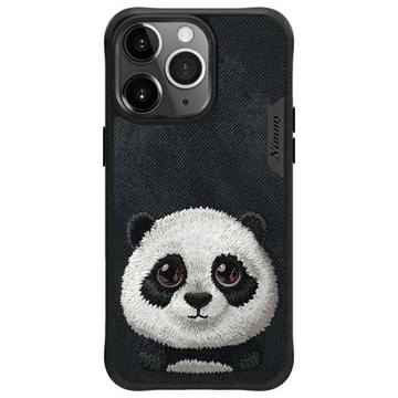 iPhone 15 Pro Max Nimmy Friends Big Eyed Pet 2.0 Panda-deksel - svart