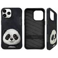 iPhone 15 Pro Max Nimmy Friends Big Eyed Pet 2.0 Panda-deksel - svart