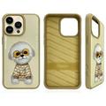 iPhone 15 Pro Max Nimmy Friends Glasses Cool Hund-deksel - Khaki