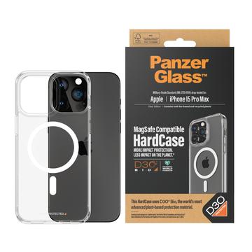 iPhone 15 Pro Max PanzerGlass HardCase MagSafe-deksel som er kompatibelt med D3O - Klar