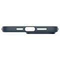 iPhone 15 Pro Spigen Thin Fit Hybrid-deksel - Metall/Skifer