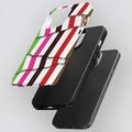 iPhone 15 Pro Striper avtakbart 2-i-1 hybrid-etui - fargerikt